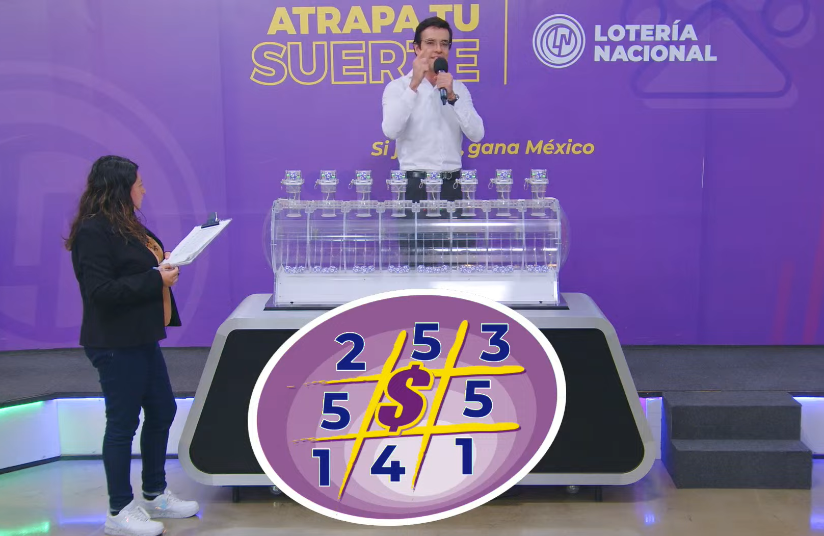 Estos son los números ganadores del Sorteo Gana Gato 2640 de la Lotería Nacional