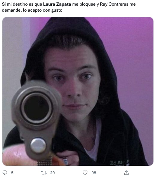Memes de Laura Zapata y su pelea con las fans de Harry Styles