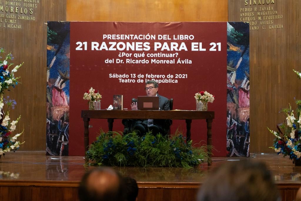 “21 razones para el 21" de Ricardo Monreal