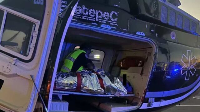 Traslado de Yessica tras la agresión en su contra