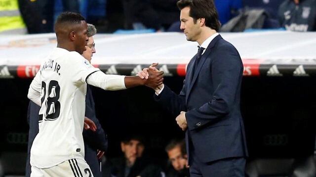 Vinicius agradeció a Solari en redes sociales