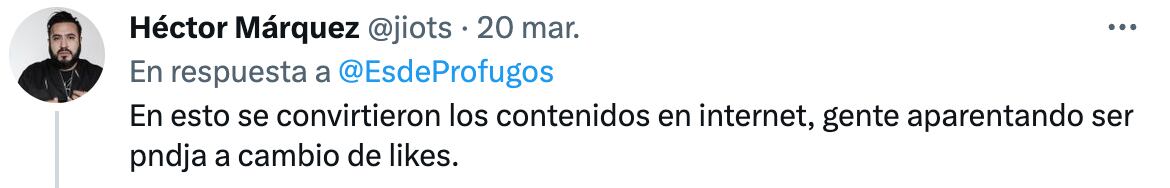 Comentario a las tortillas azules