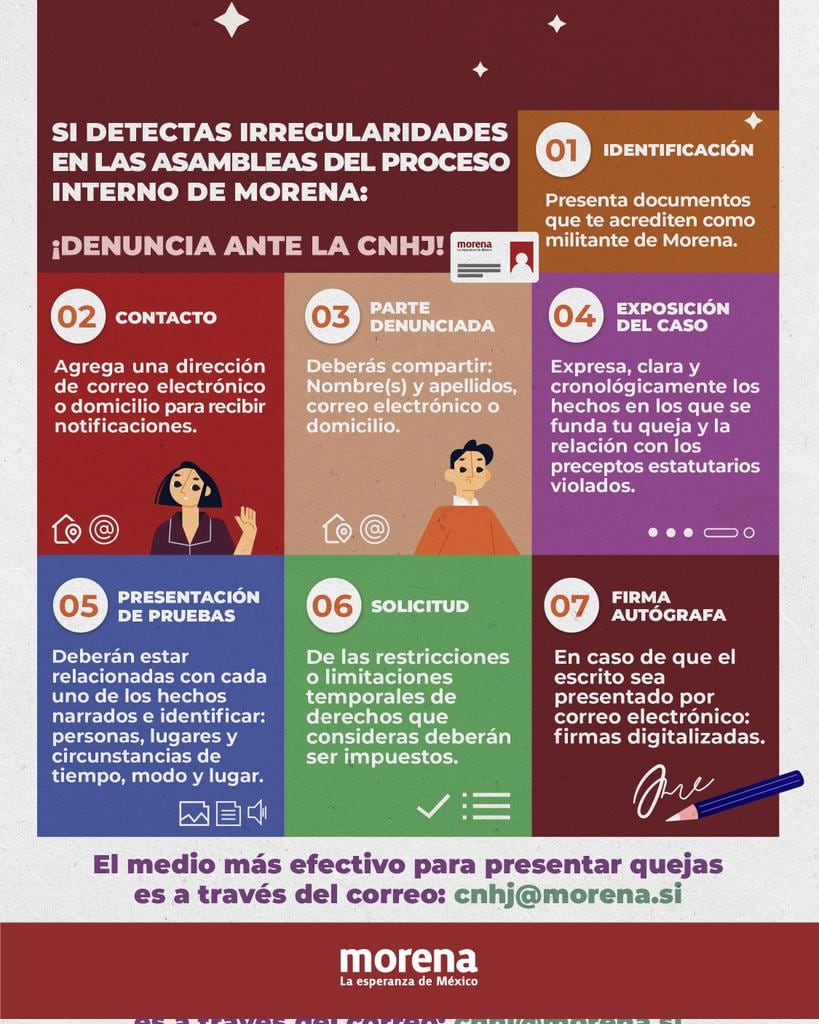 Cómo denunciar irregularidades en elección interna Morena