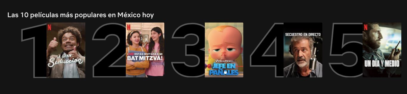 ¿Qué ver hoy en Netflix? La Gran Seducción, película con Yalitza Aparicio, es la mejor opción