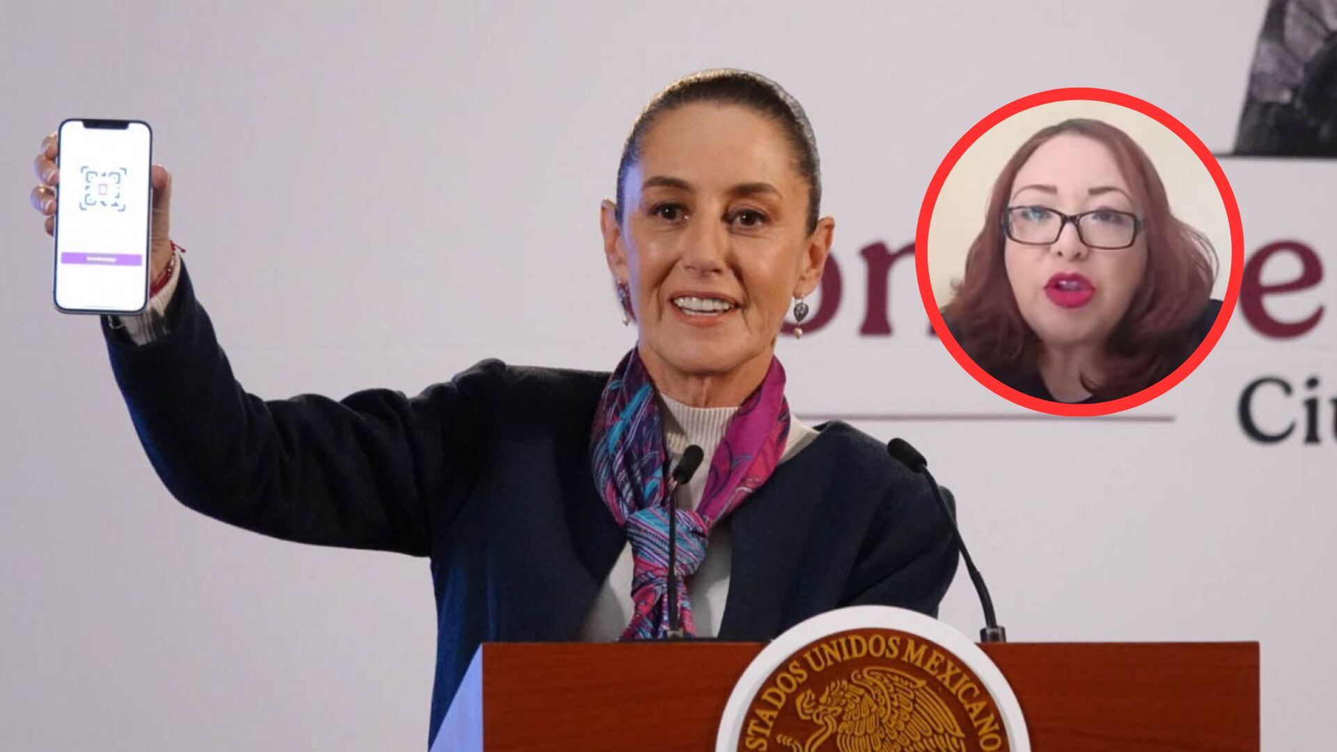 Claudia Sheinbaum y Nancy Juárez