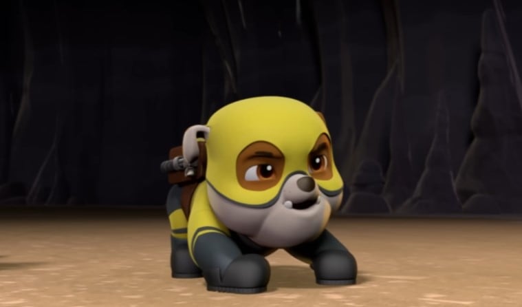 Los disfraces de Rubble de Paw Patrol, capítulo