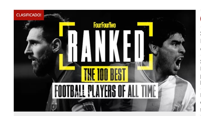 Messi, el mejor jugador de todos los tiempos