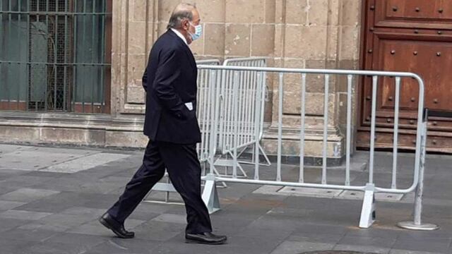 Carlos Slim en Palacio Nacional