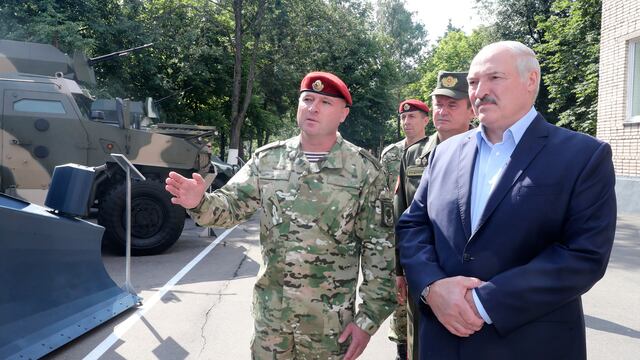 El presidente Alexander Lukashenko.