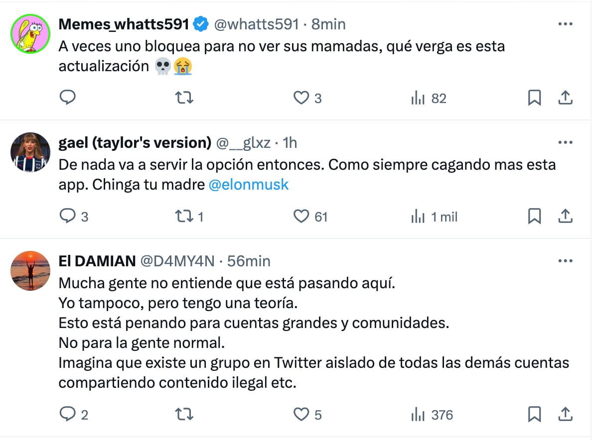 X actualiza sus condiciones para cuentas bloqueadas