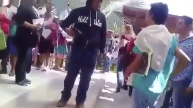 Hombre que dio disparo al aire