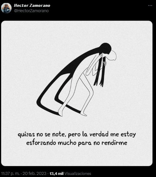 La última publicación de Héctor Zamorano que emocionó a sus seguidores