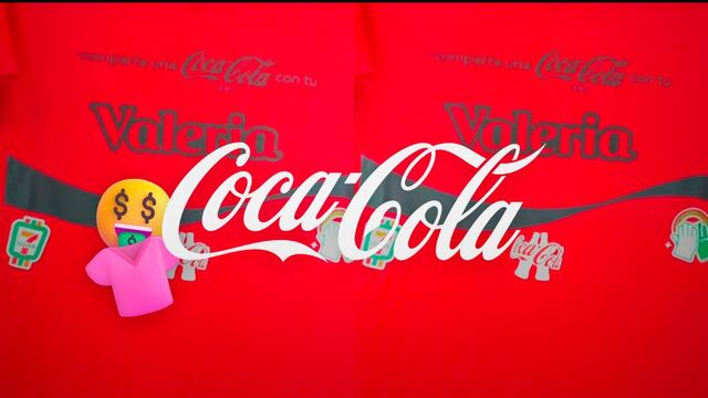 Esta es la promoción de Coca Cola para tener una playera con tu nombre