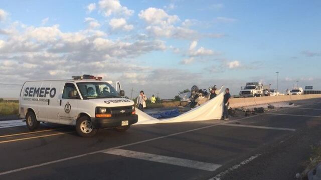 Accidente en carretera Eldorado-Culiacán.