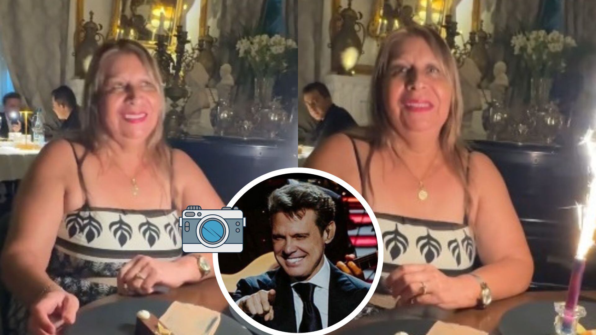 Luis Miguel arruina el cumpleaños de una mamá en un restaurante.