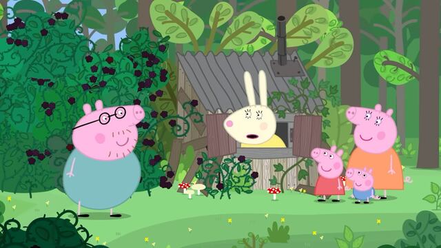 Peppa Pig encuentra una cabaña oculta en el bosque