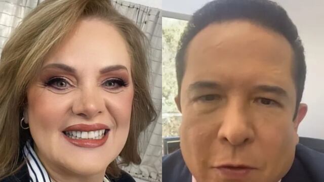 Erika Buenfil y Gustavo Adolfo Infante.