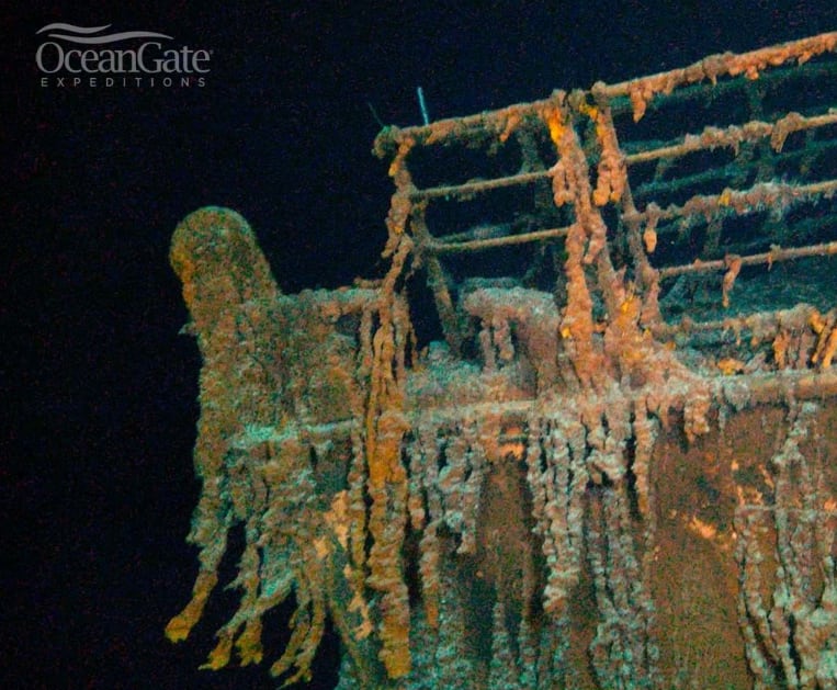 Imagen del Titanic en 8K tomada en 2022