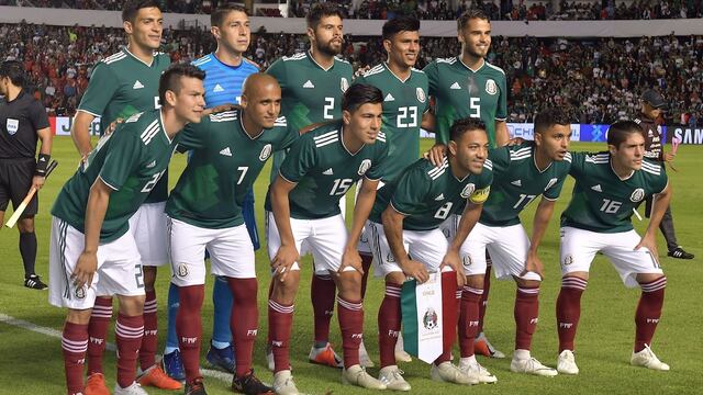 El Tricolor previo a jugar ante Chile.