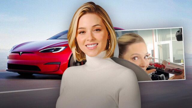Mariana Rodríguez estrena un Tesla Model 3