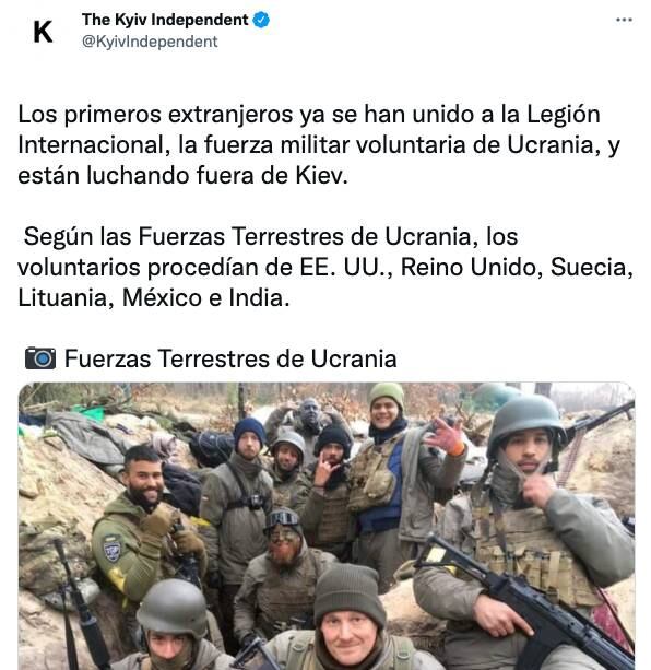 Voluntarios llegan a Ucrania