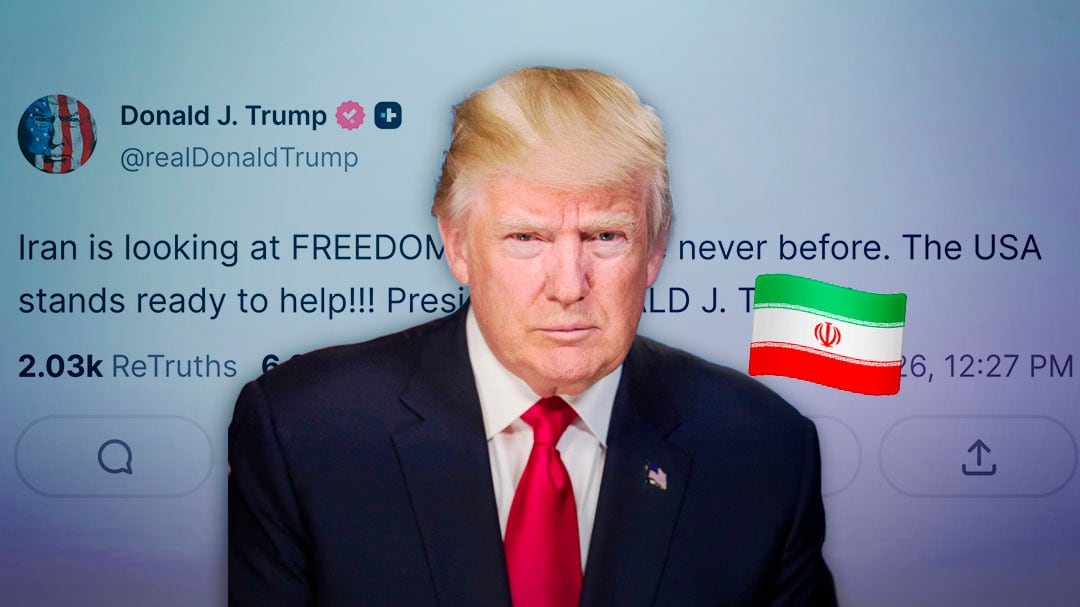 Trump sobre Irán: “Estados Unidos está listo para ayudar”
