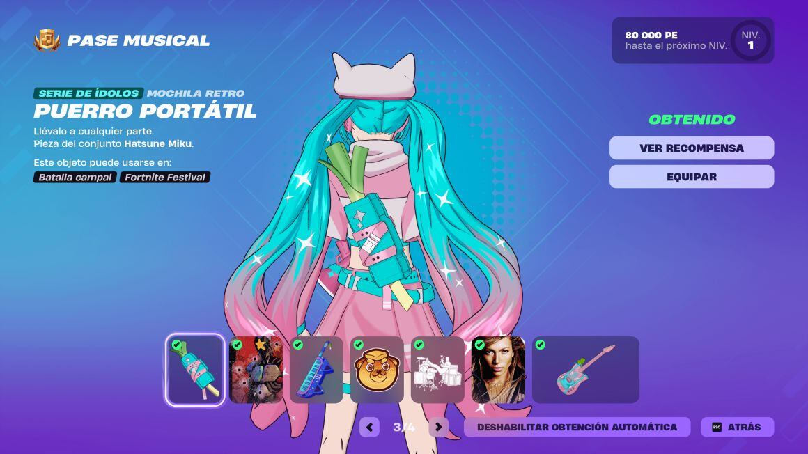 Hatsune Miku en Fornite 7