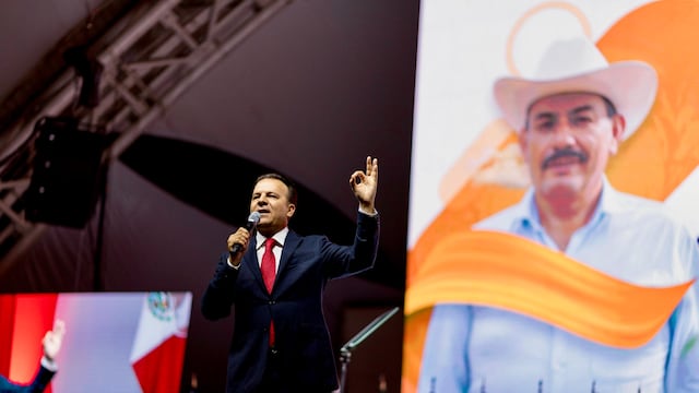 Esteban Villegas en su segundo informe de gobierno