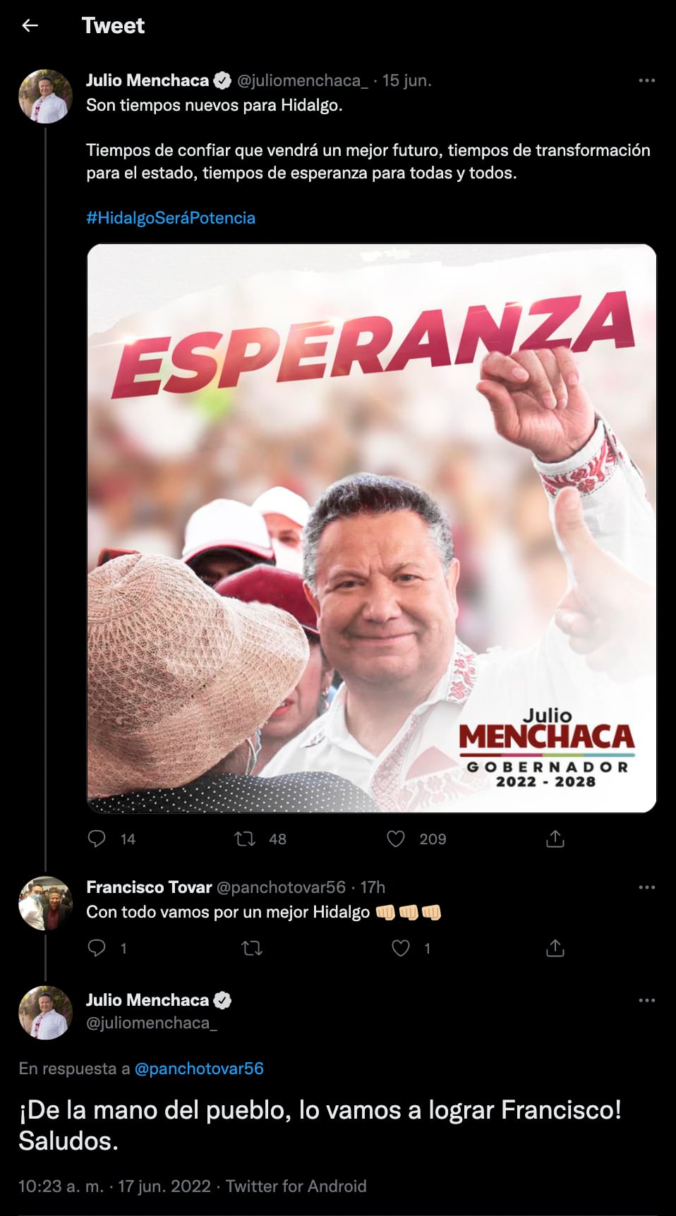 Julio Menchaca ignora a Carolina Viggiano