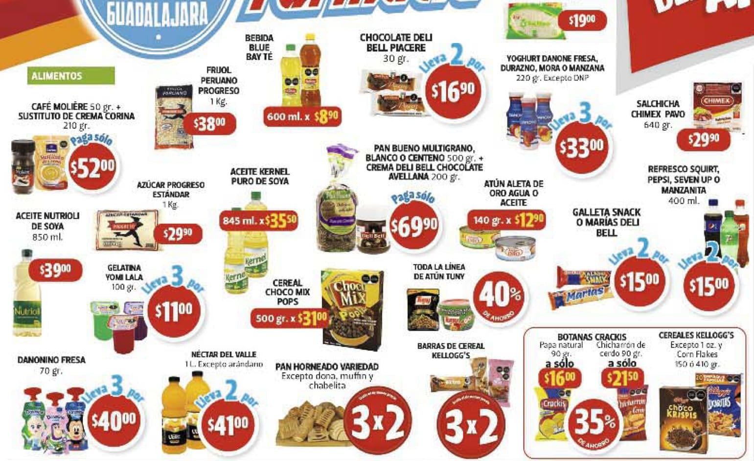 Folleto Farmacias Guadalajara fin de semana 1 al 3 de septiembre 2023