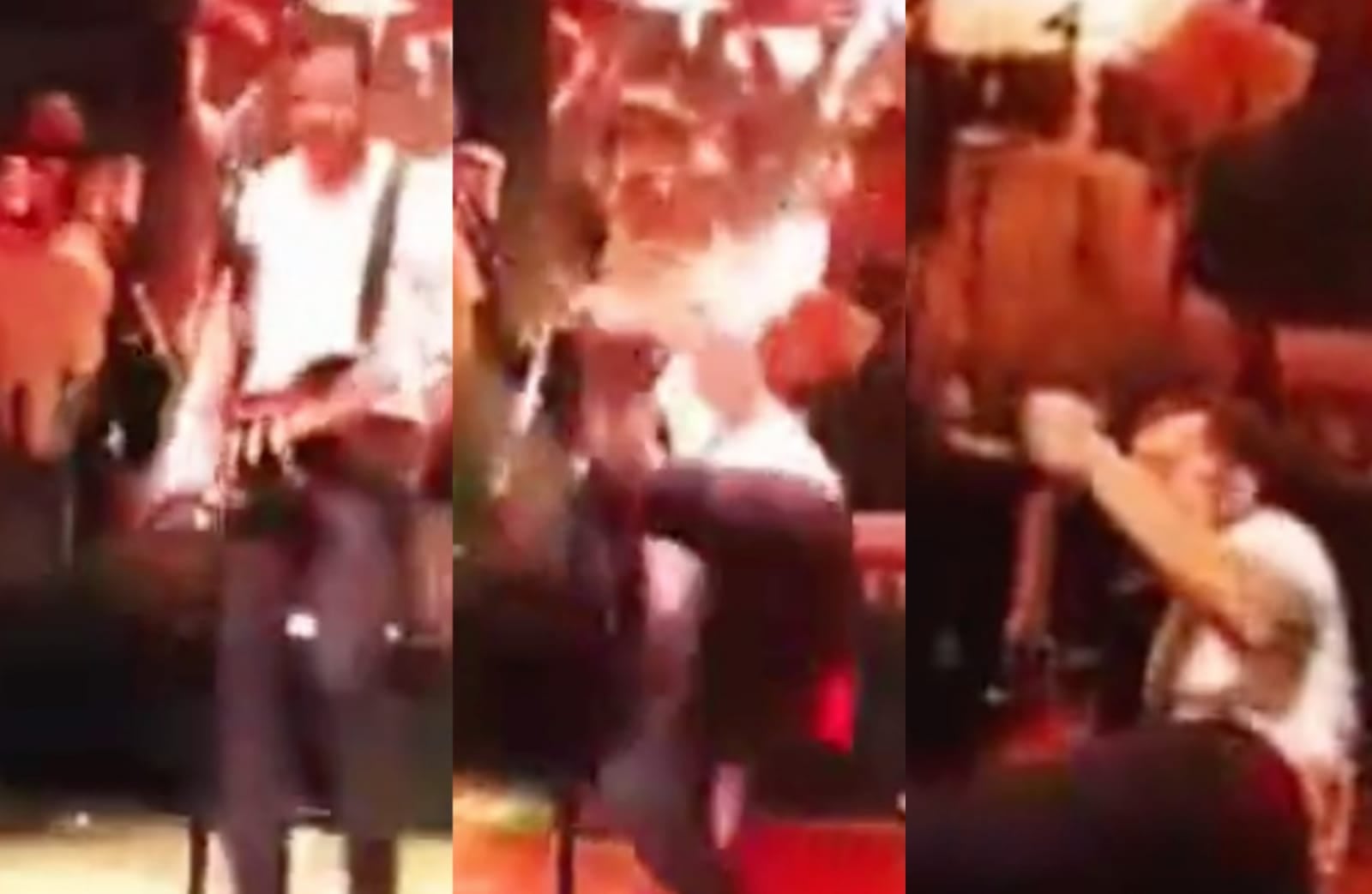 José Madero sufre caída a lo Juan Gabriel y le preguntan si está bien