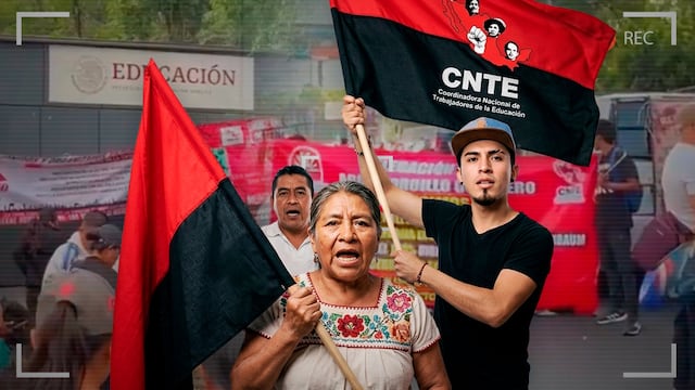 CNTE bloquea la SEP y afecta circulación en Avenida Universidad