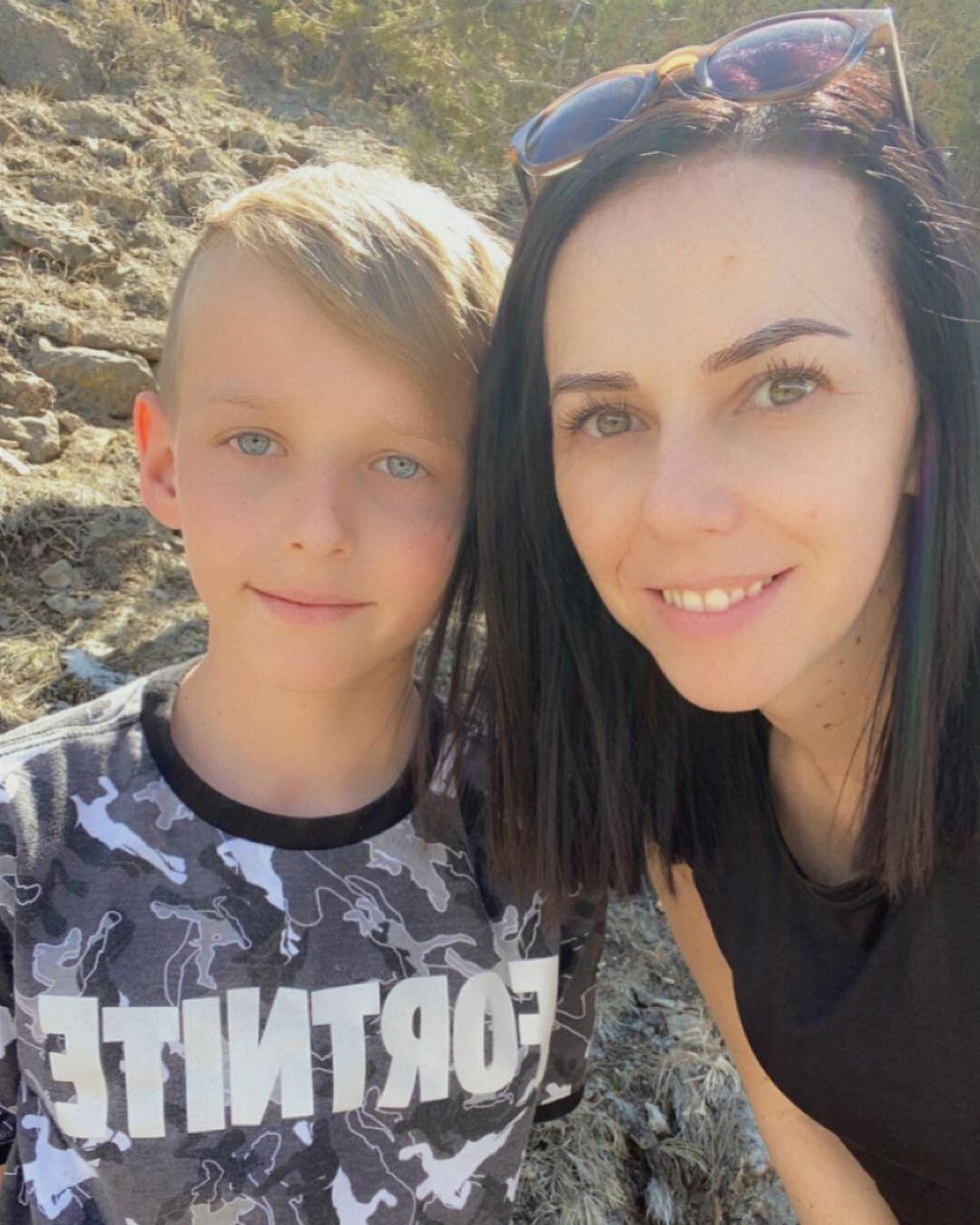Drayke Hardman y su madre Samie Hardman