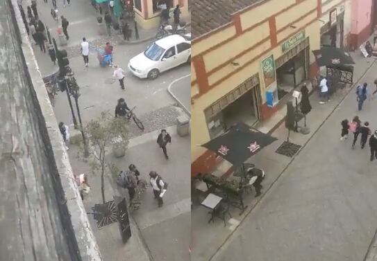 ¿Qué pasó en San Cristóbal de las Casas? Sujetos armados disparan al aire y generan caos