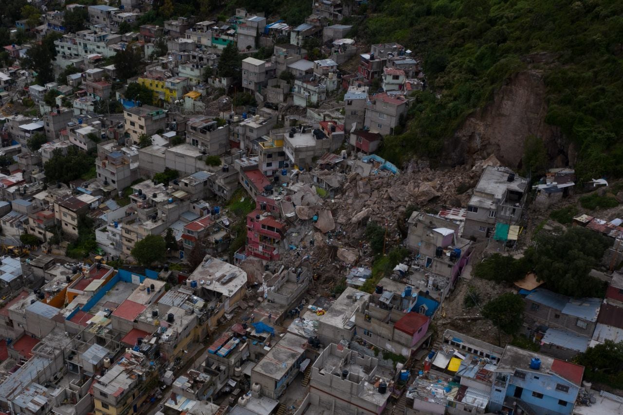 Desgaje en el Cerro del Chiquihuite