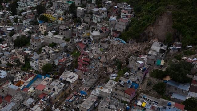 Desgaje en el Cerro del Chiquihuite