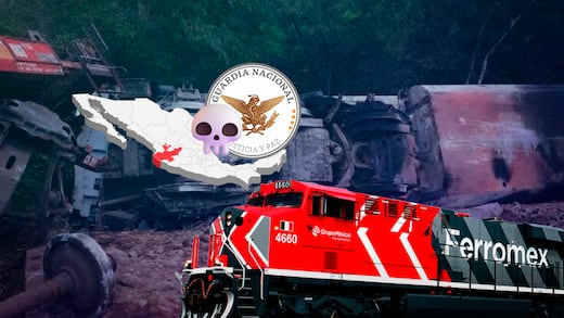 Se descarrila tren de Ferromex en Jalisco; mueren dos elementos de la Guardia Nacional