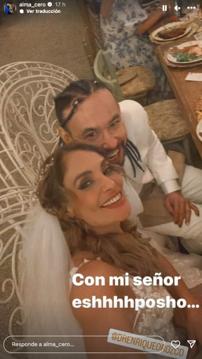 Alma Cero y su esposo Enrique Orozco