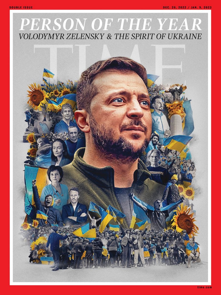 Revista Time nombra a Volodímir Zelenski la "Persona del Año 2022"