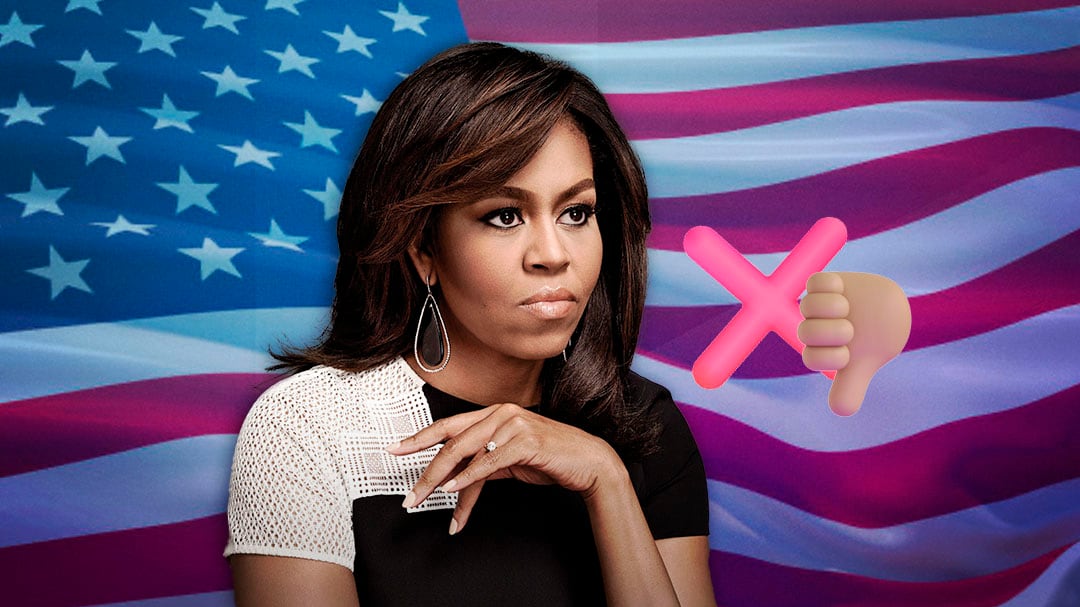 Estados Unidos “no está listo para una mujer presidenta”: Michelle Obama en contundente declaración