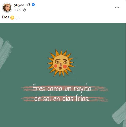 Yuya dedica mensaje a Mar.