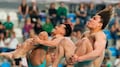 Osmar Olvera y Juan Celaya ganan oro en trampolín sincronizado de la Copa México de Clavados