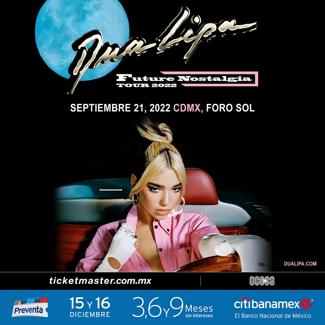 Dua Lipa se presentará en México