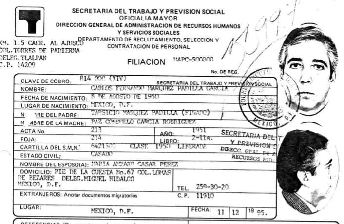 Carlos Fernando Márquez Padilla García