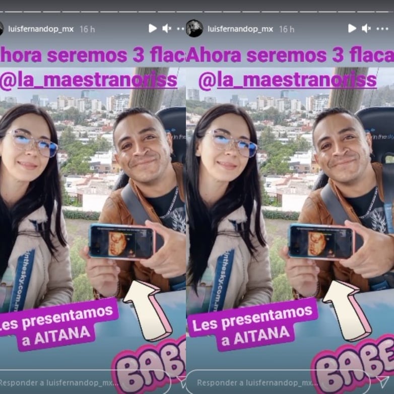 Luis Fernando Peña será papá.