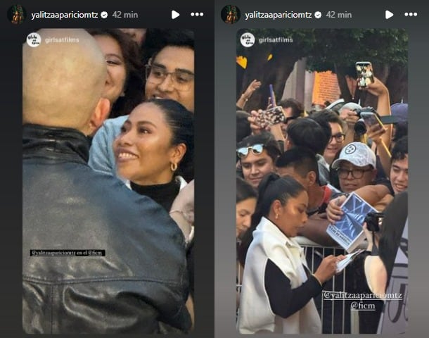 Yalitza Aparicio en el Festival Internacional de Cine de Morelia