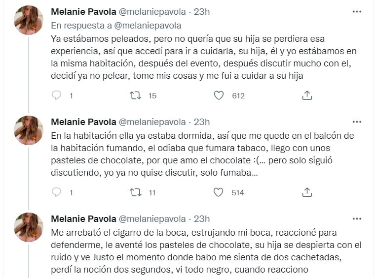 Tuits de Melanie Pavola
