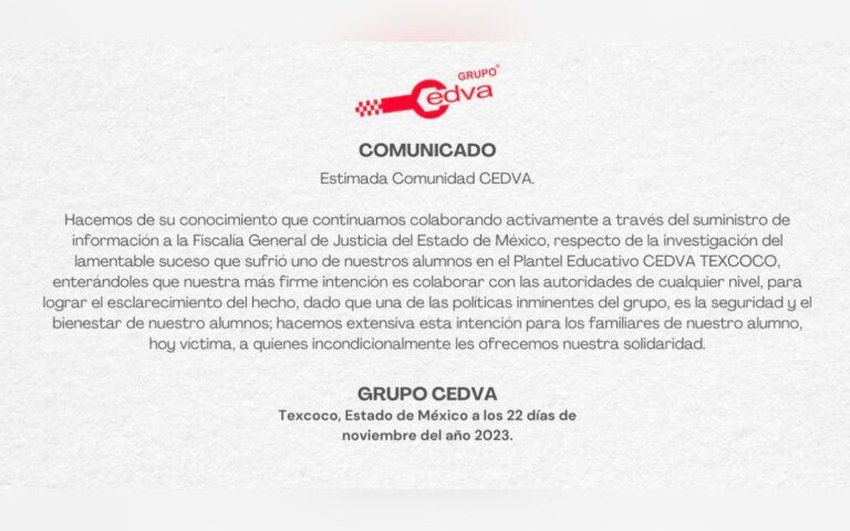 Grupo CEDVA colaborará con la Fiscalía del Estado de México