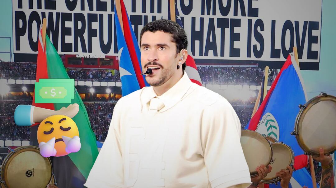 Políticos exigen multas a Bad Bunny tras su actuación en el Super Bowl