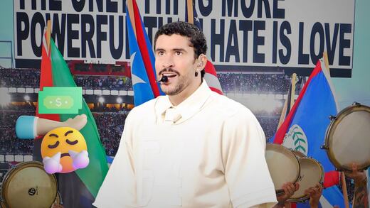 Políticos exigen multas a Bad Bunny tras su actuación en el Super Bowl